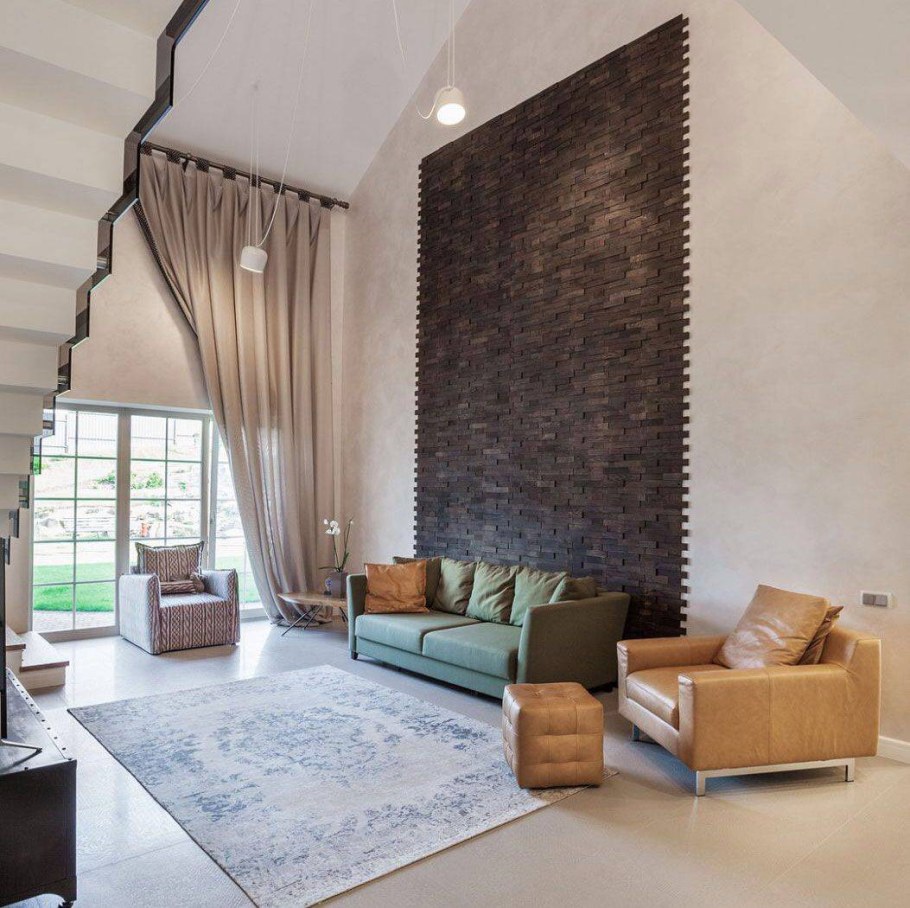 Декоративная деревянная стена