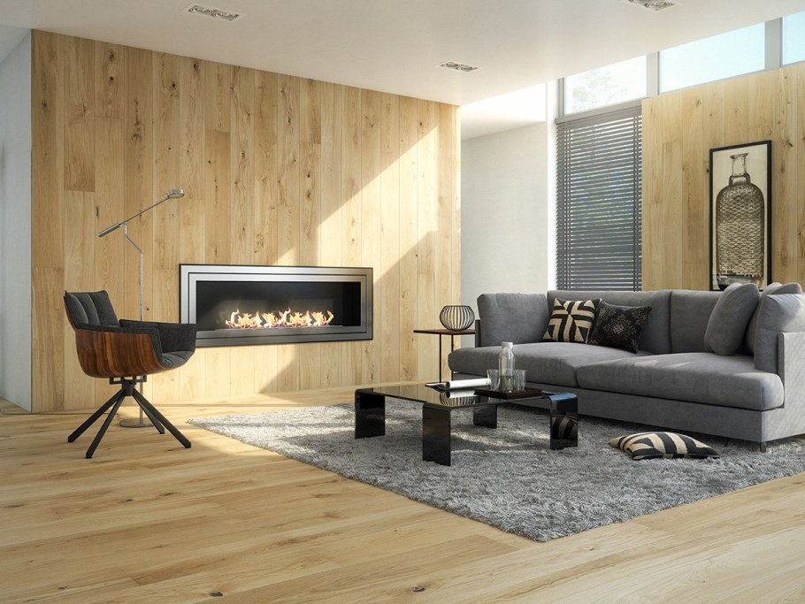 Паркет на стене