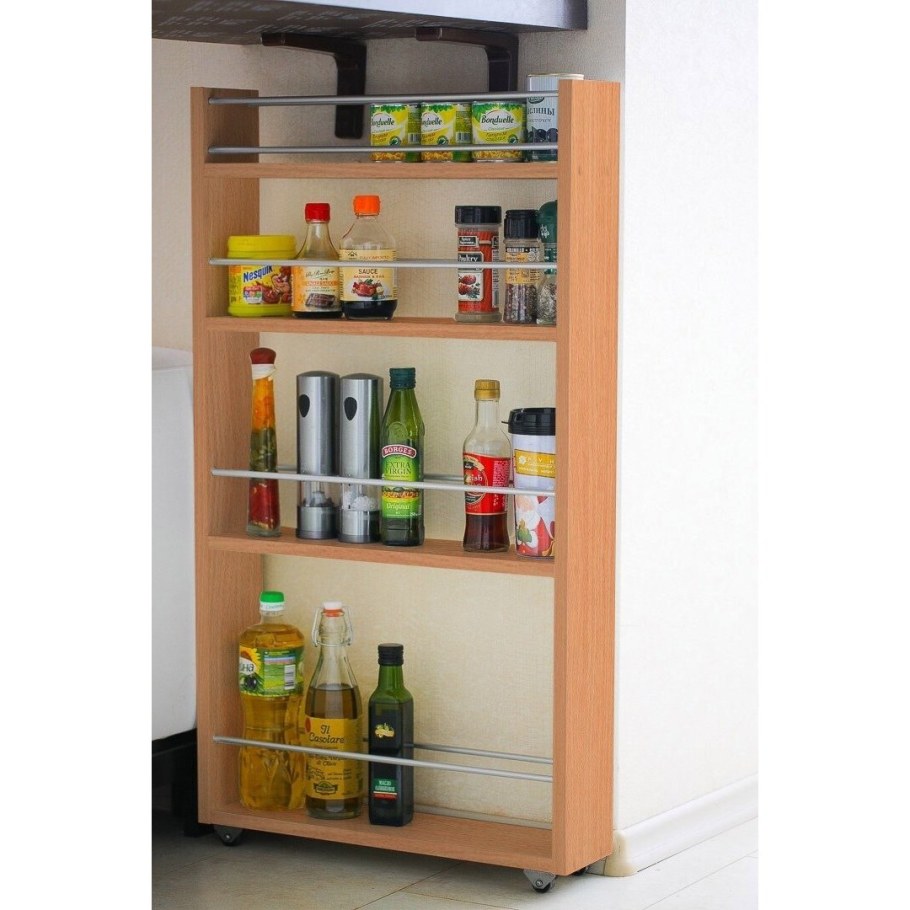 Узкие полки для кухни