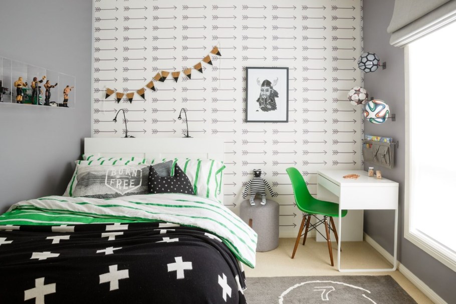 Декор стен в комнате подростка