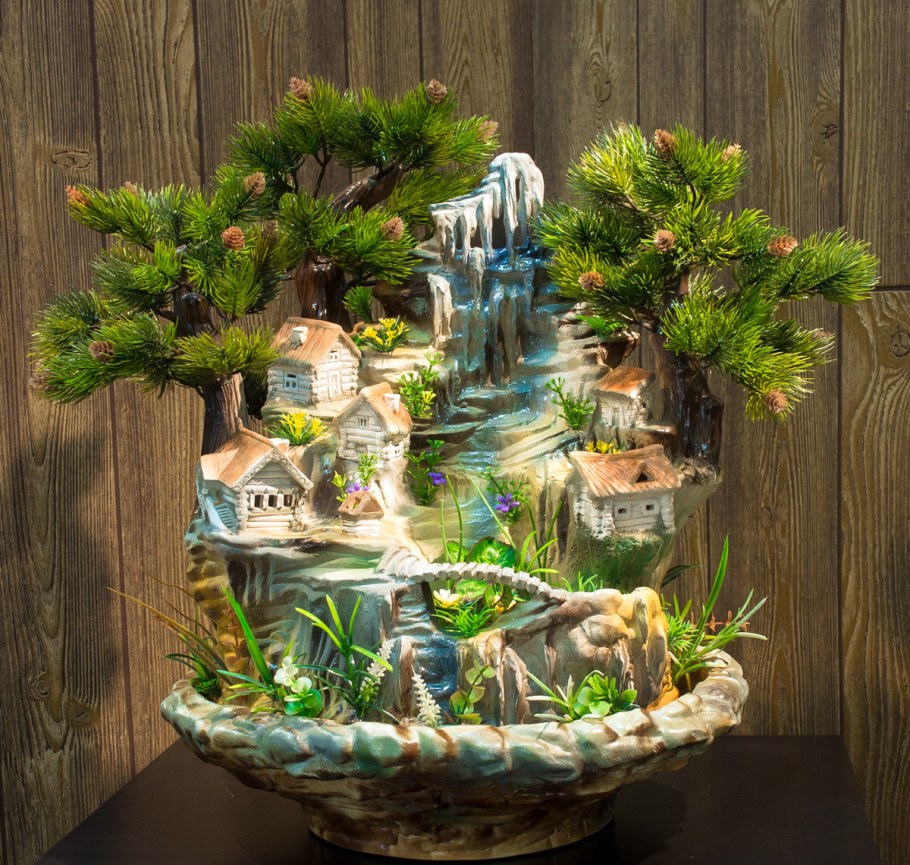 Комнатные фонтаны водопады