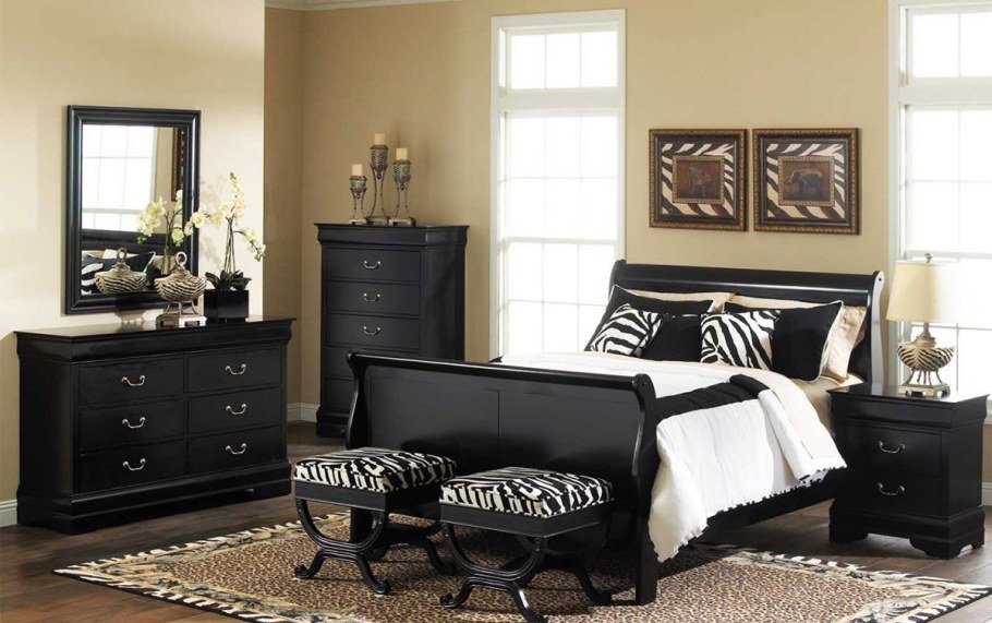 Черная спальня