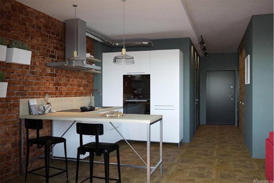 Кухня в студии