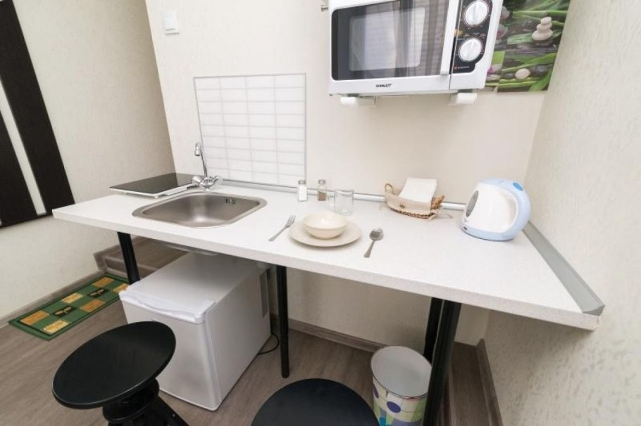 Мини кухня в апартаментах