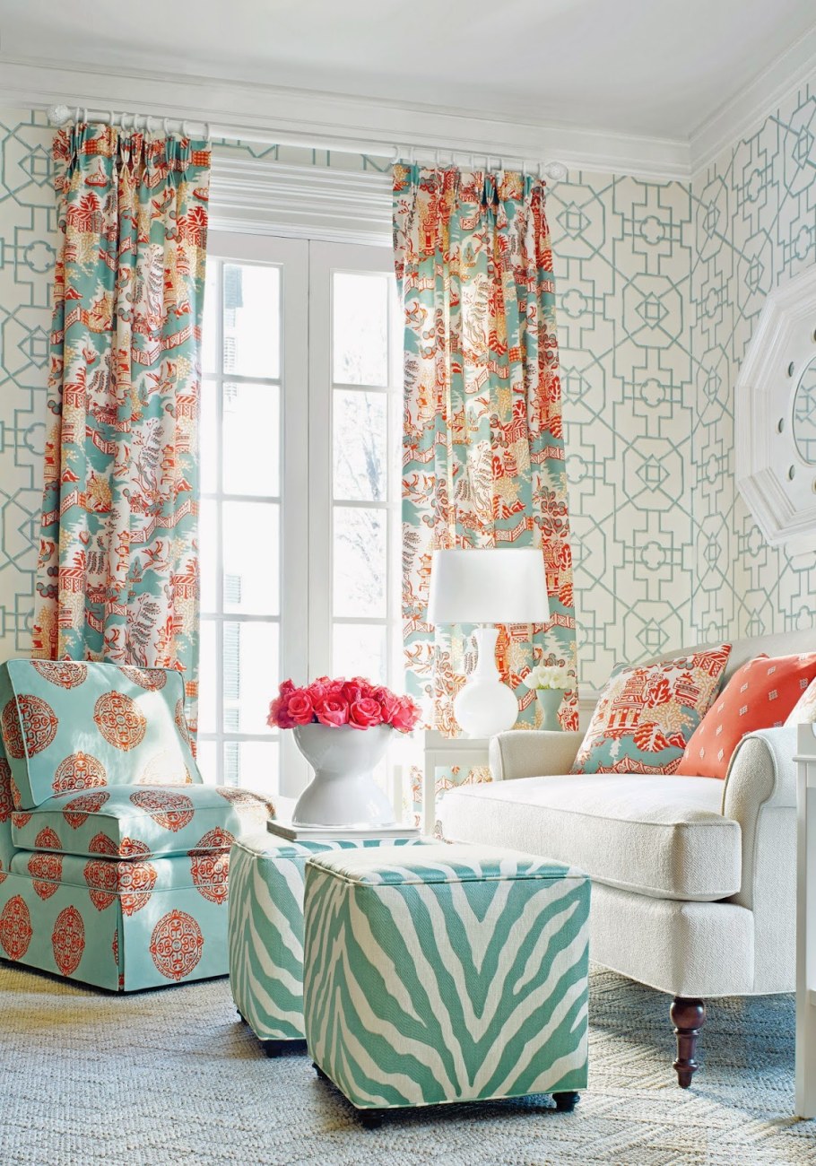 Обои Thibaut в интерьере