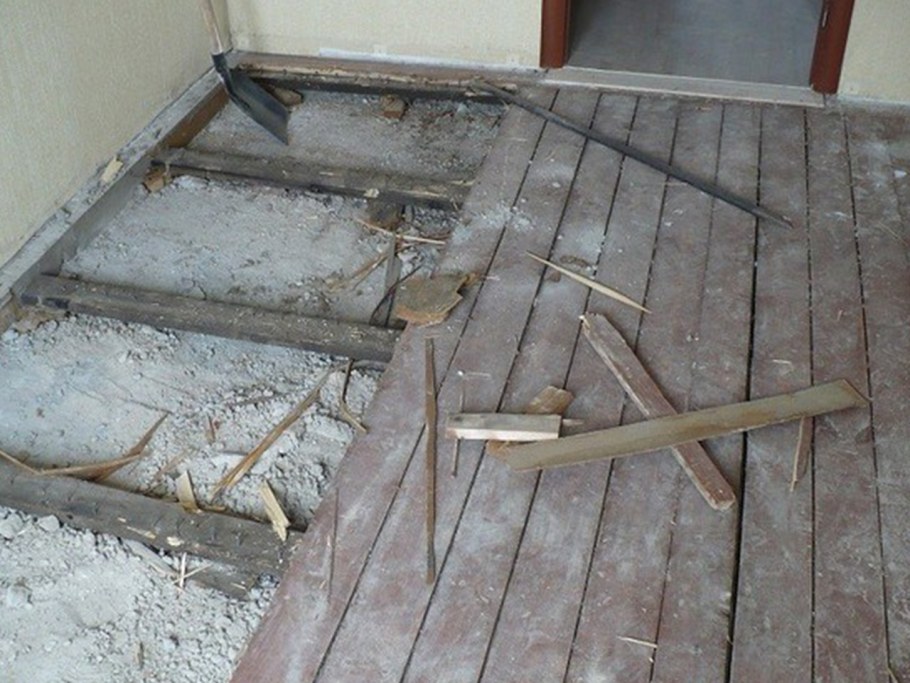 Деревянный пол в хрущевке
