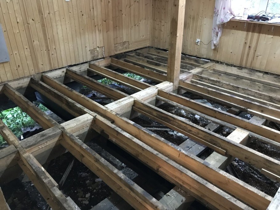 Пол на лагах