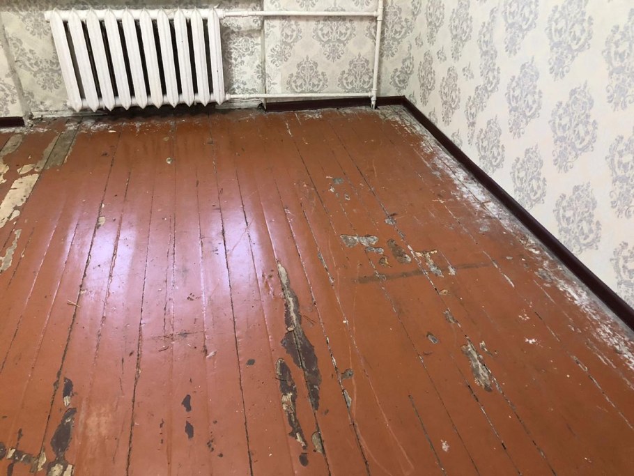 Старый деревянный пол