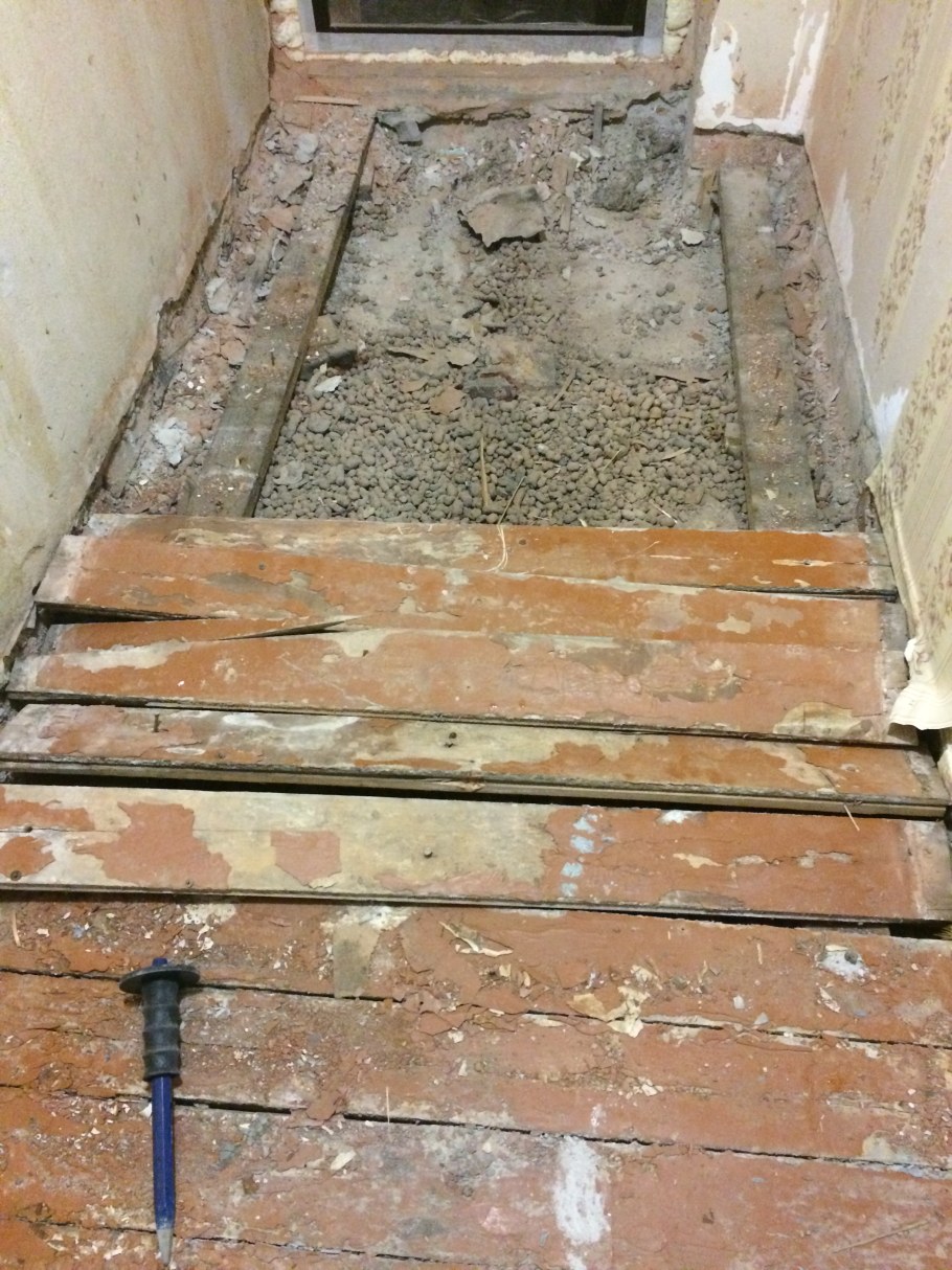 Старый пол в хрущевке