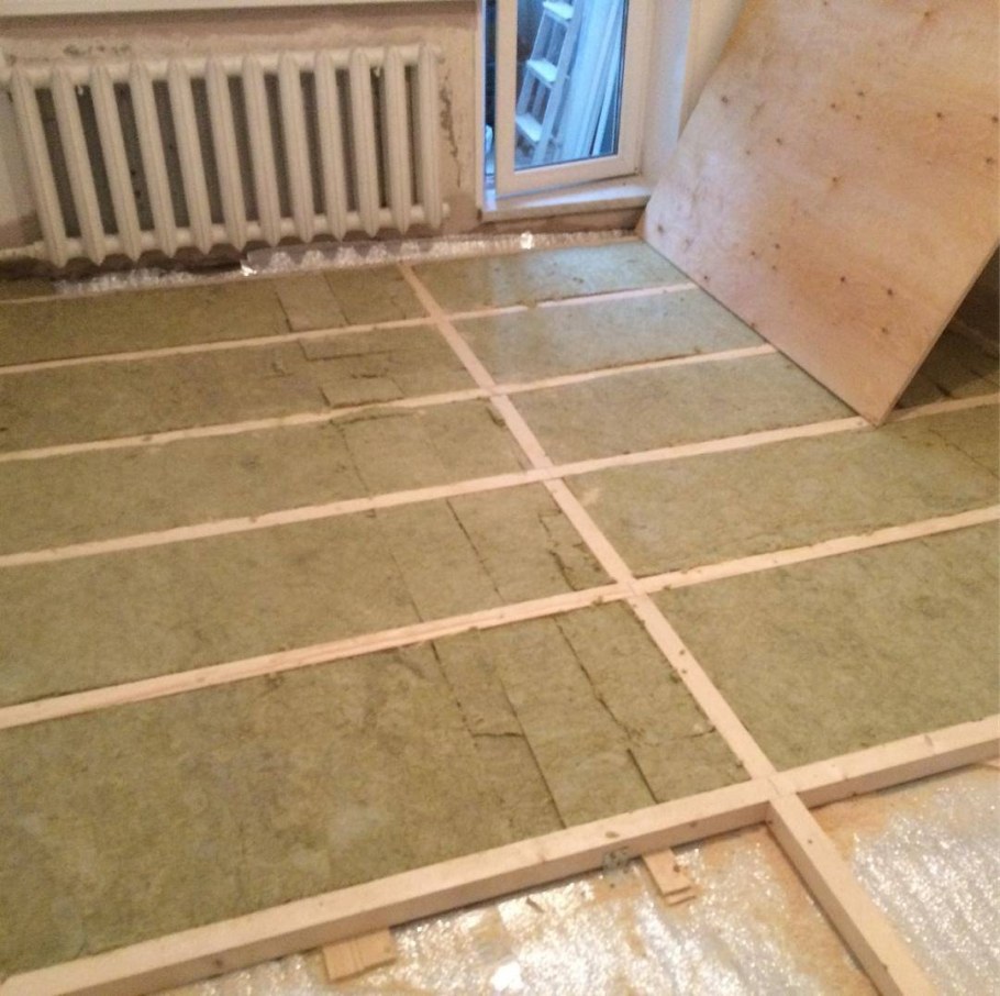 Пол на лагах в квартире