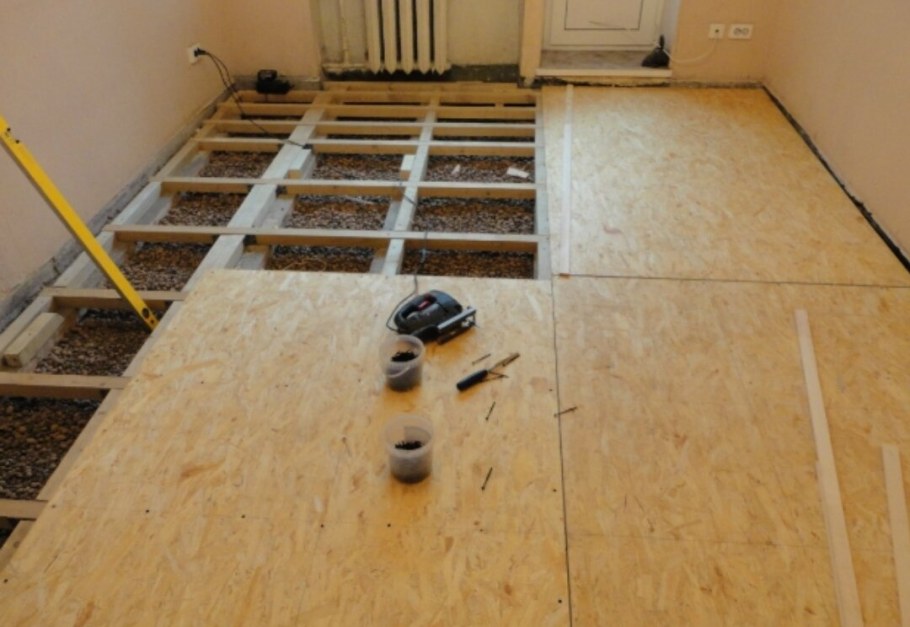 Укладка пола в квартире