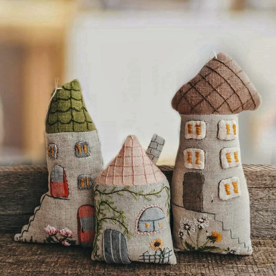 Домики из ткани