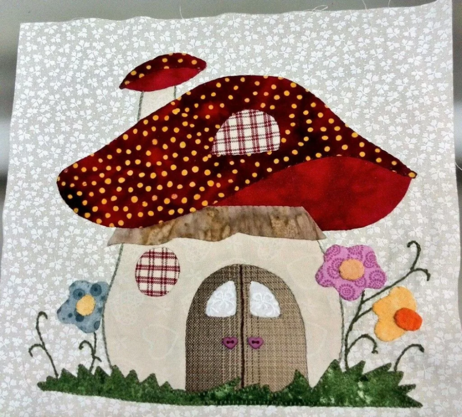 Аппликация домик