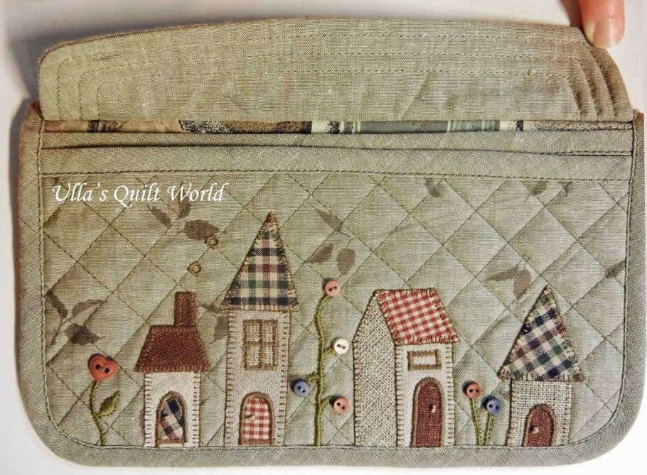 Лоскутная техника Боро домики