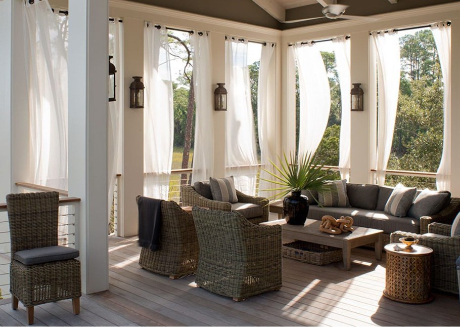 Окна на веранду