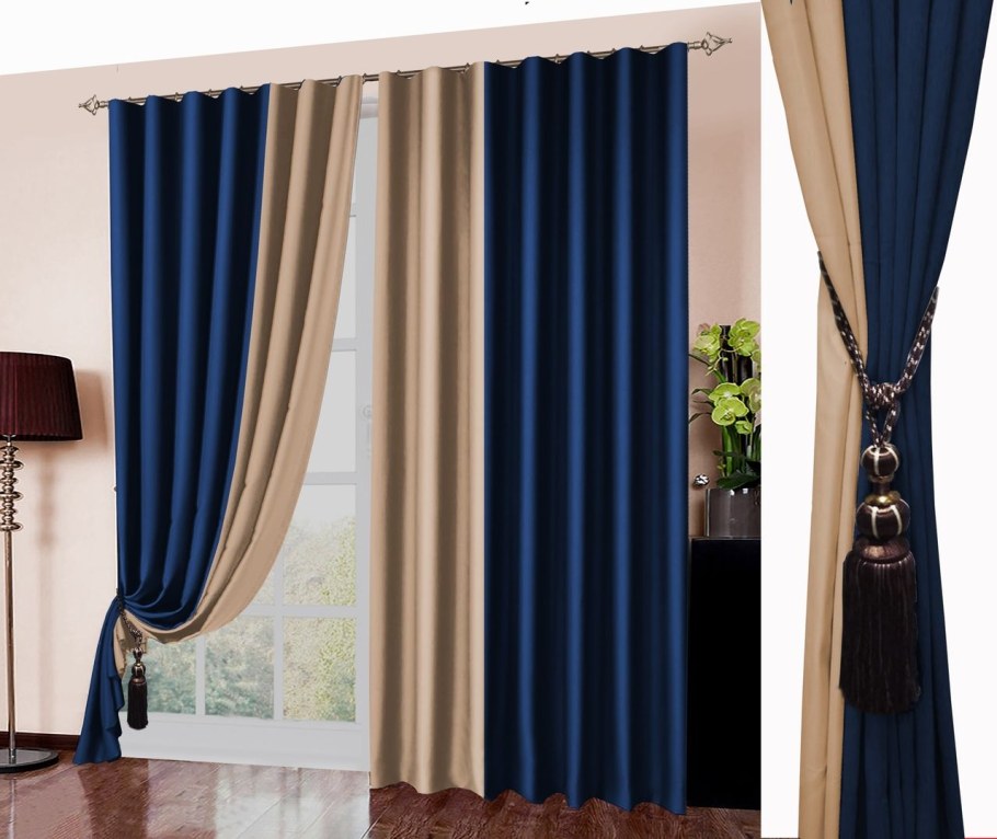 Шторы блэкаут морская волна