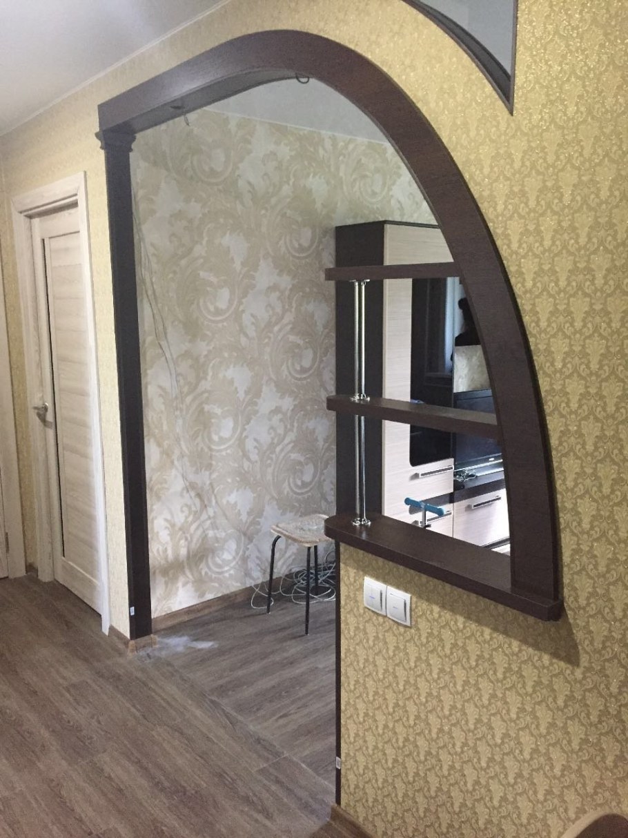 Отделка межкомнатной арки