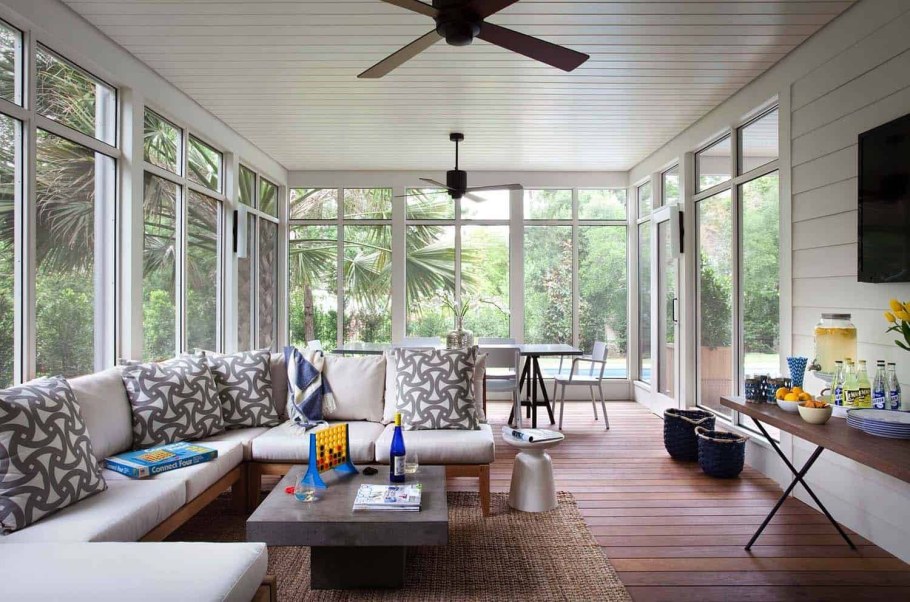 Интерьер современной террасы