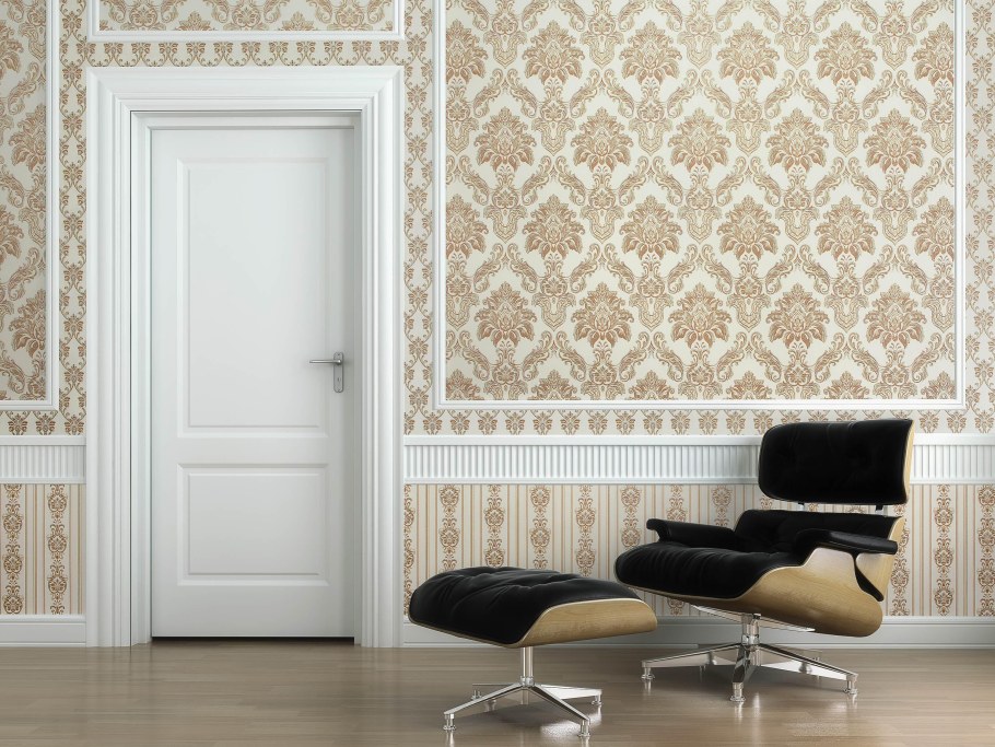 Флизелиновые обои в интерьере