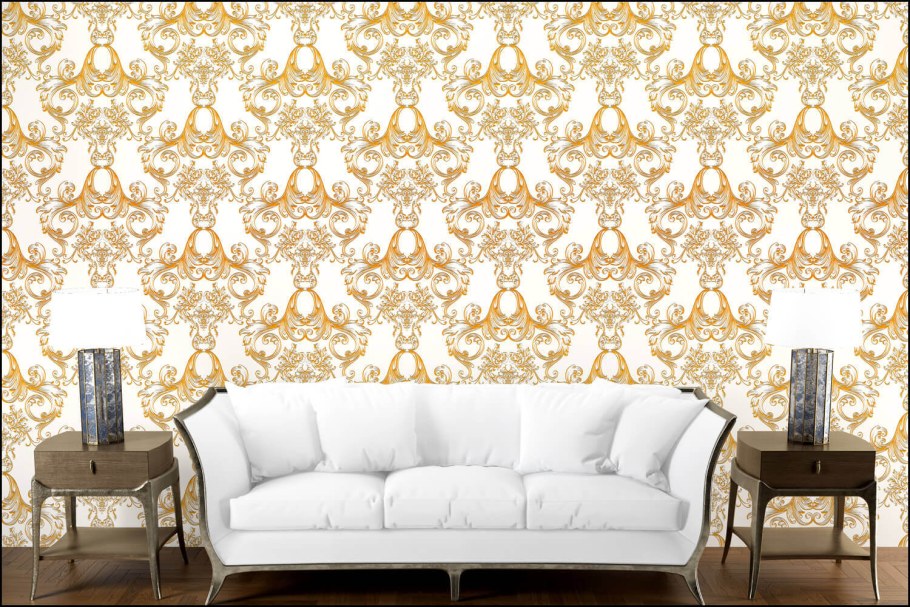 Обои с вензелями