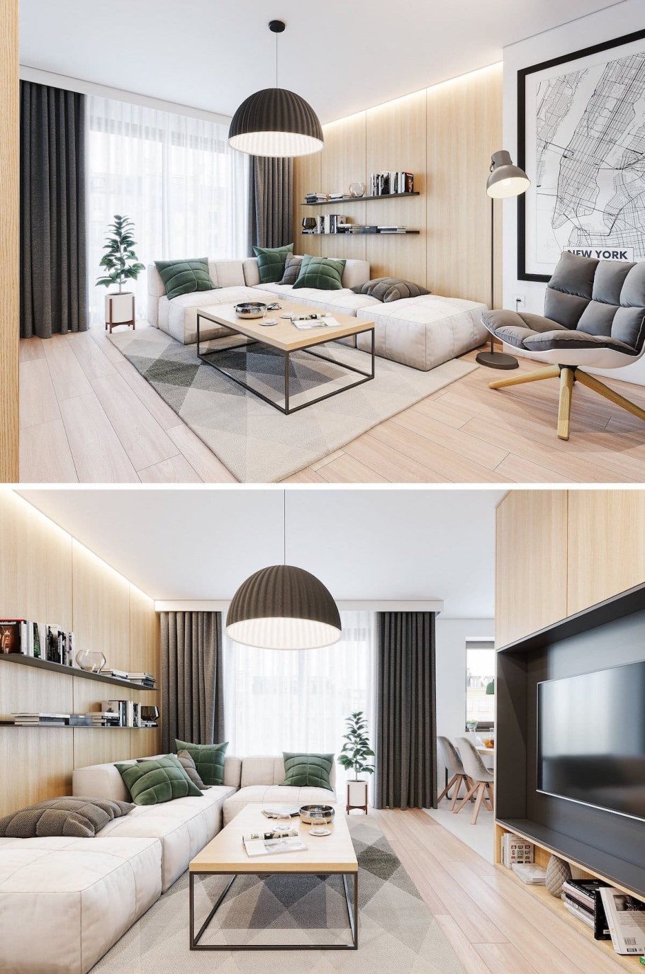 Современный интерьер квартиры