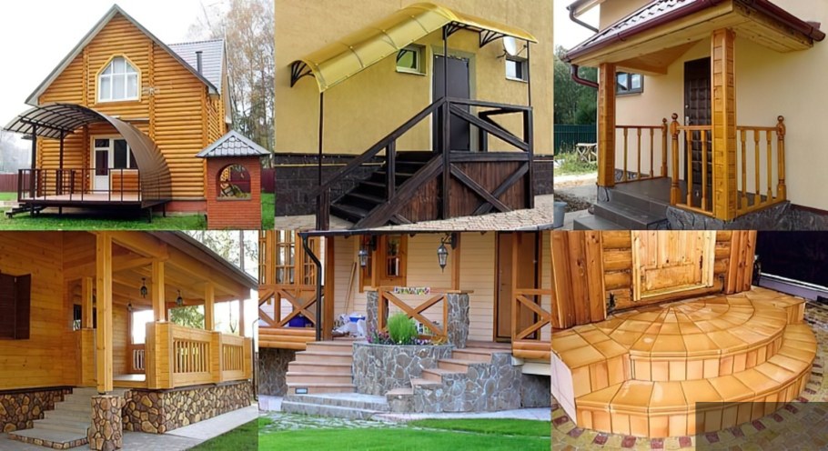 Проект крыльца частного дома