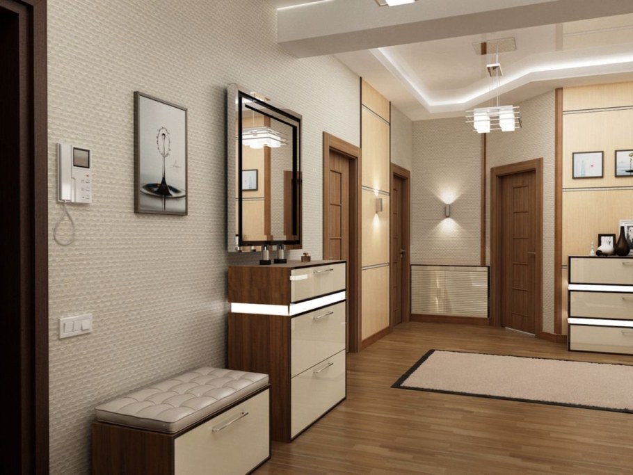 Современный интерьер прихожей