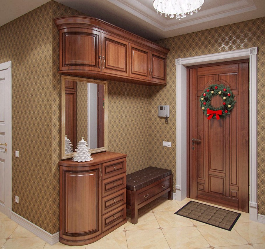 Классический интерьер прихожей