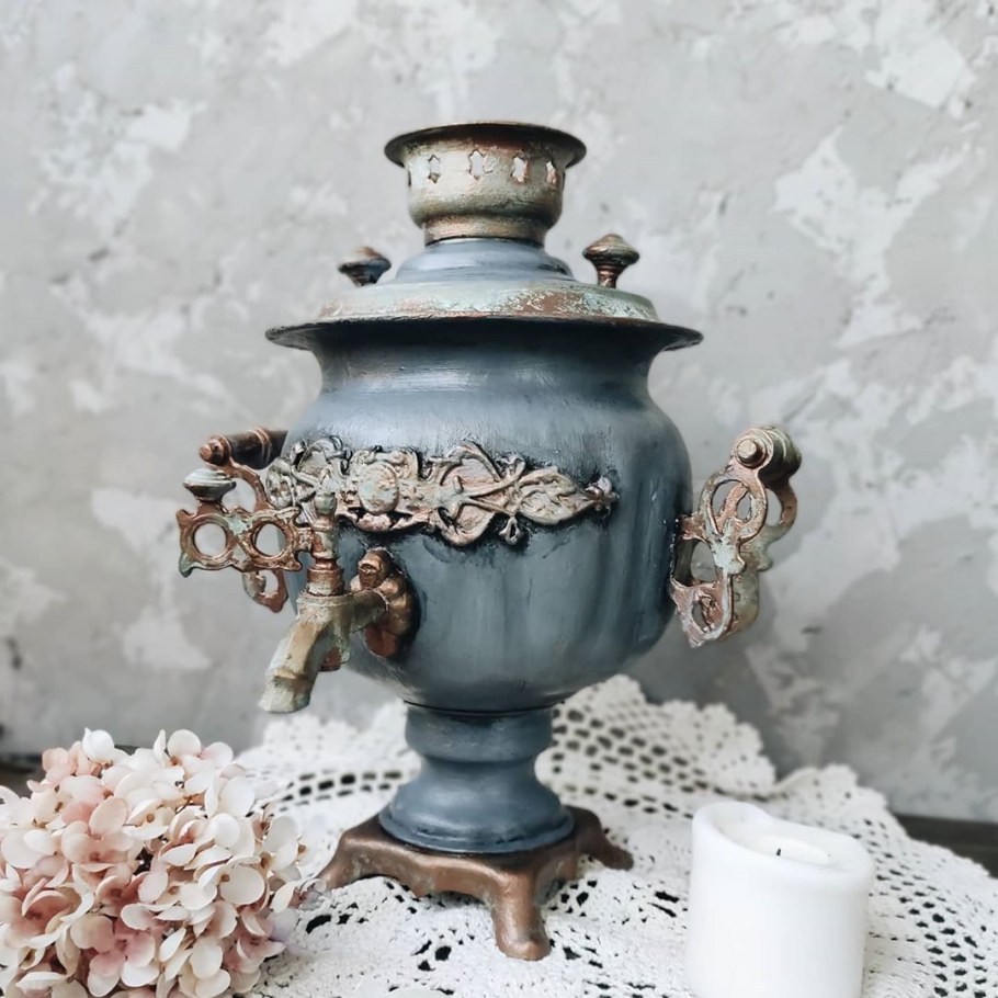 Самовар пластиковый электрический сломался