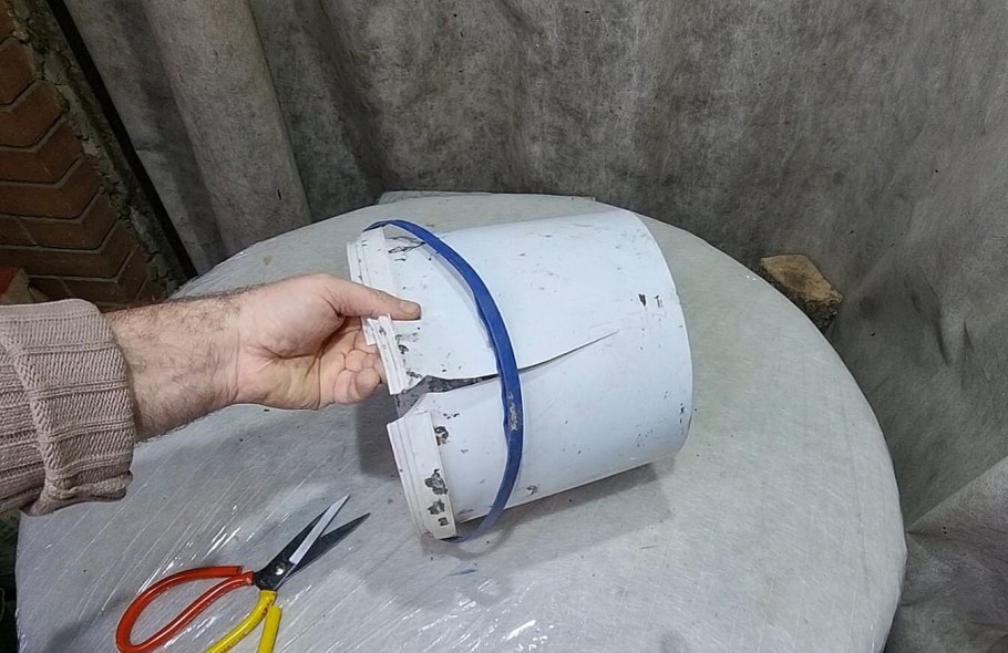 Что можно сделать из пластиковой треснутой бочки