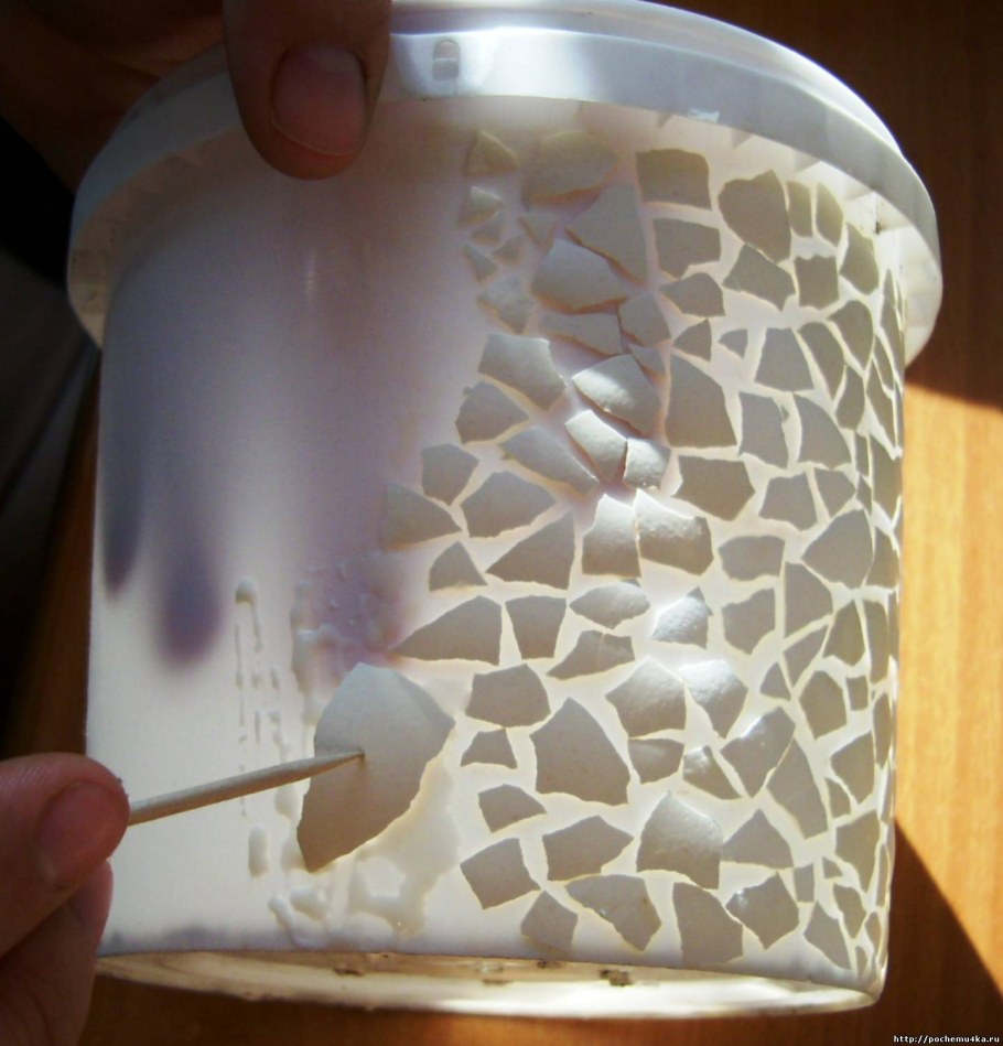 Декор пластикового ведра