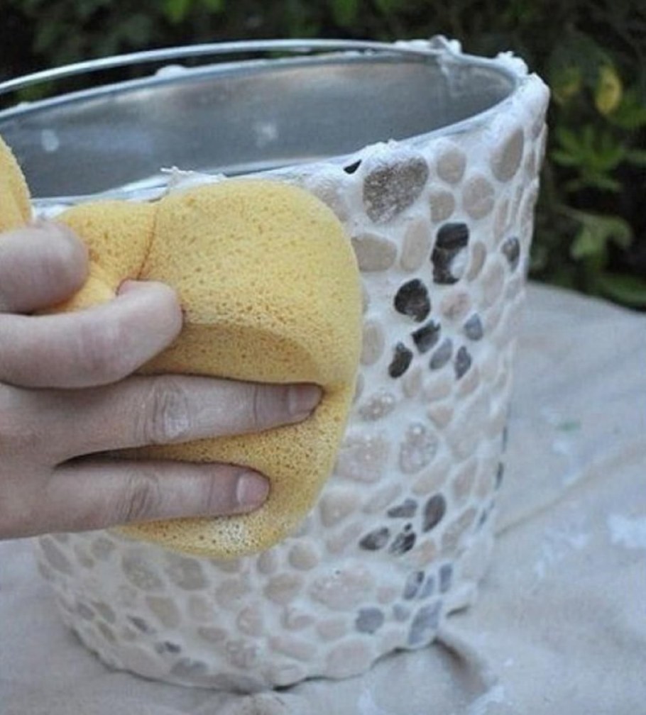 Декор пластикового ведра