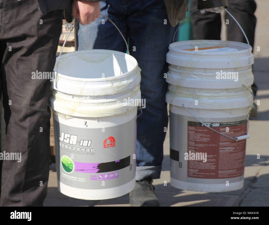 Декор пластикового ведра