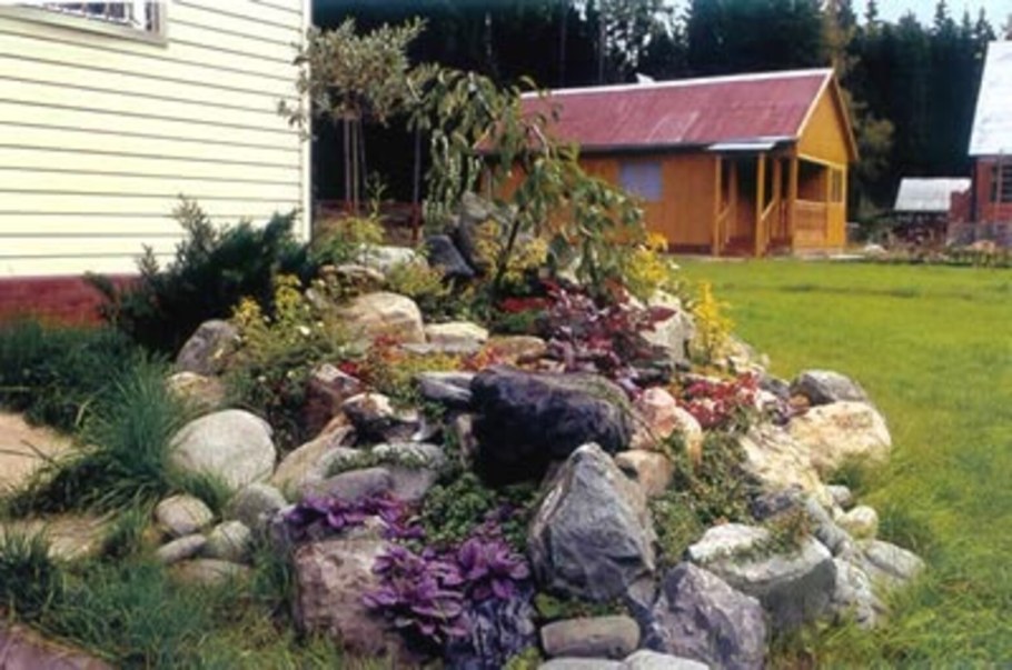 Альпийские горки на даче