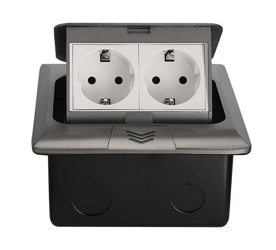 Выдвижная встраиваемая розетка