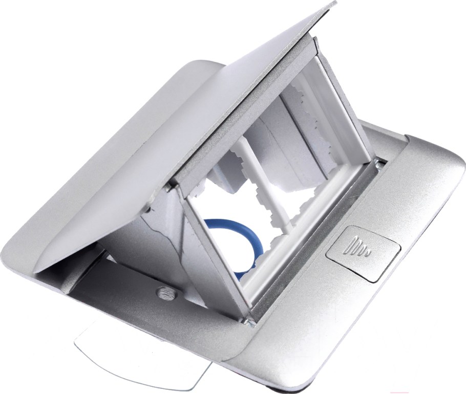 054011 Legrand алюминий блок выдвижной 4 модуля