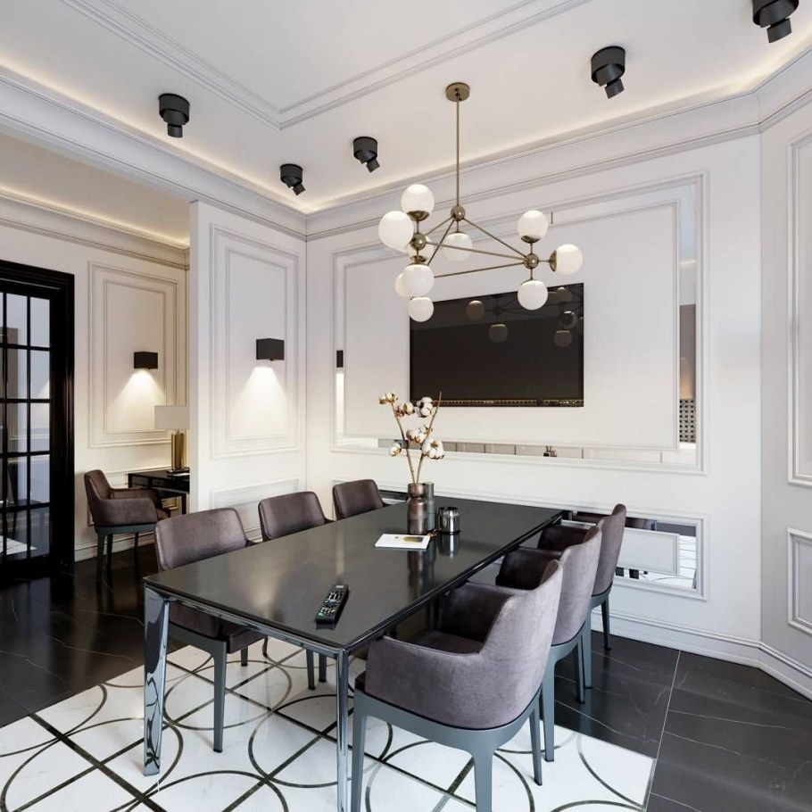 Люстры Неоклассика в интерьере