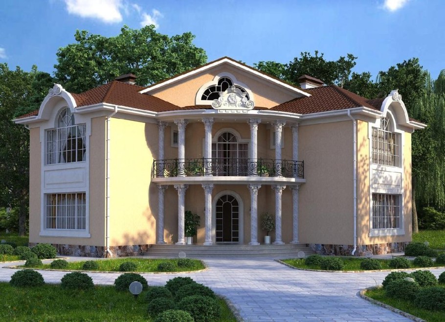 Проекты красивых коттеджей