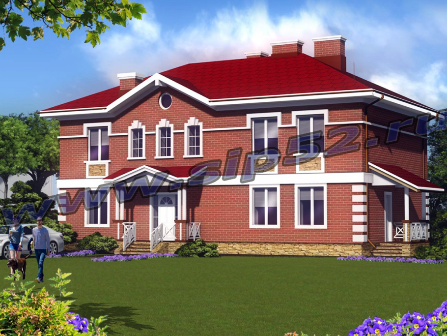 Дом 300 кв м двухэтажный