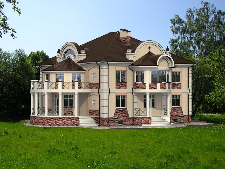 Дом 300 кв м двухэтажный