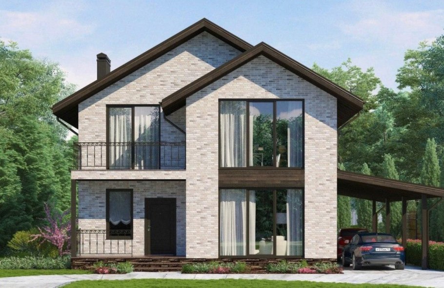 Фасад проект Новация Райт 225