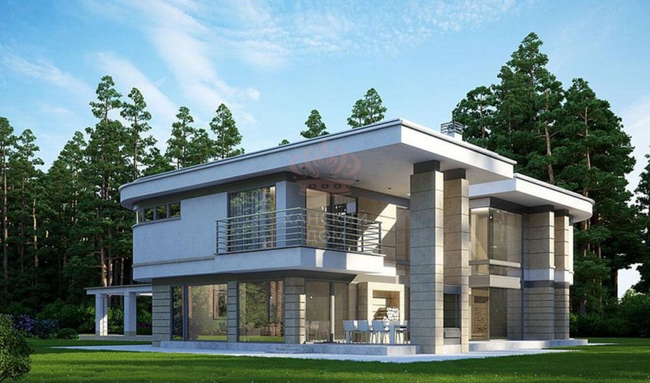 Проекты загородных домов из газобетона