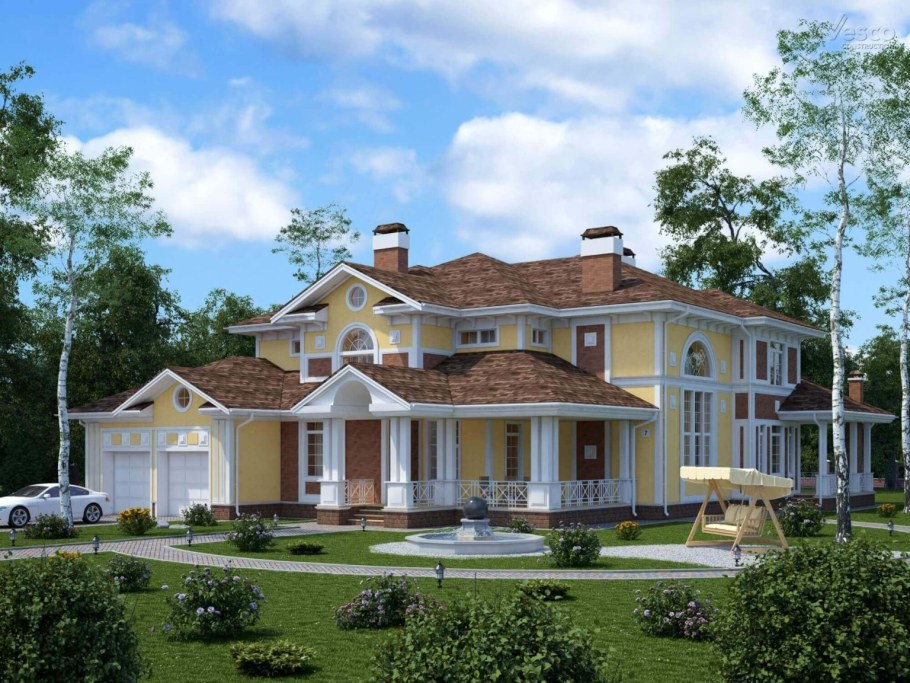 Проекты красивых коттеджей