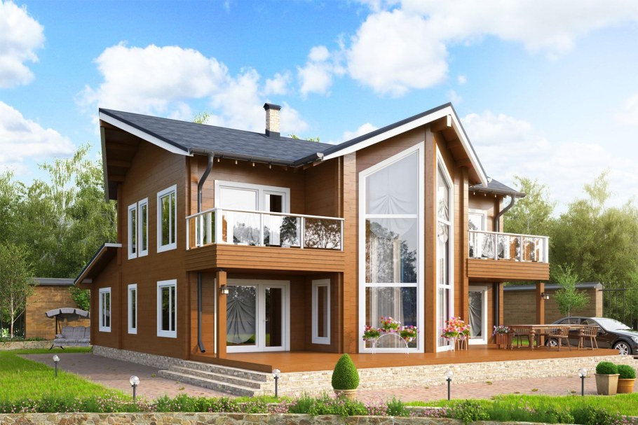 Каркасный дом 140м2