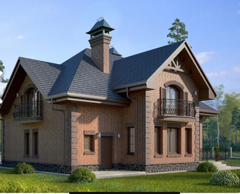 Двухэтажный коттедж