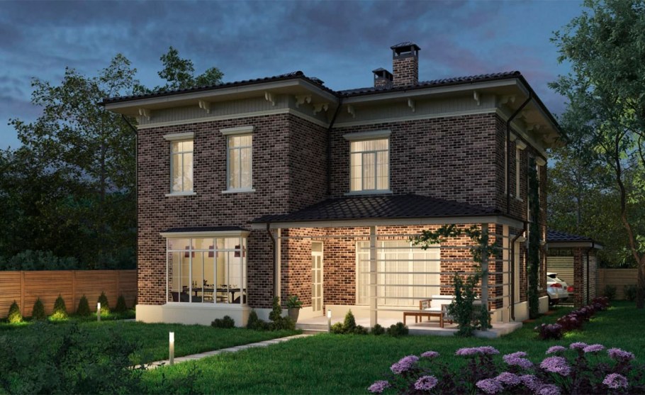 Двухэтажный дом 200 кв