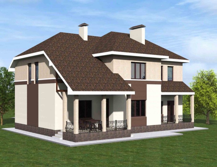 Проекты коттеджей с мансардой