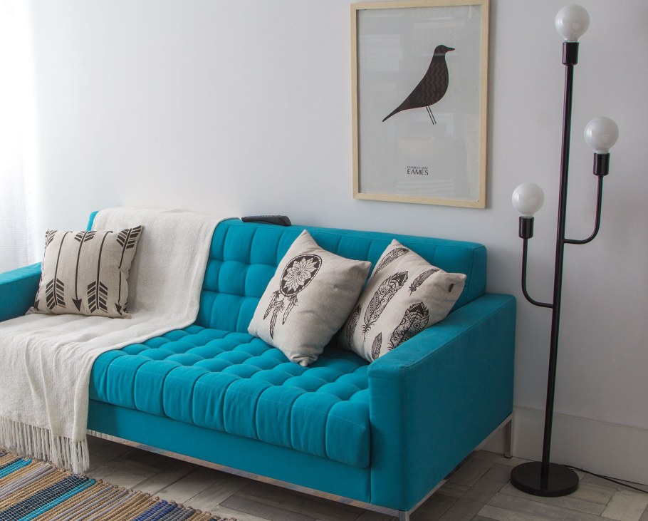 Диван цвет бирюза