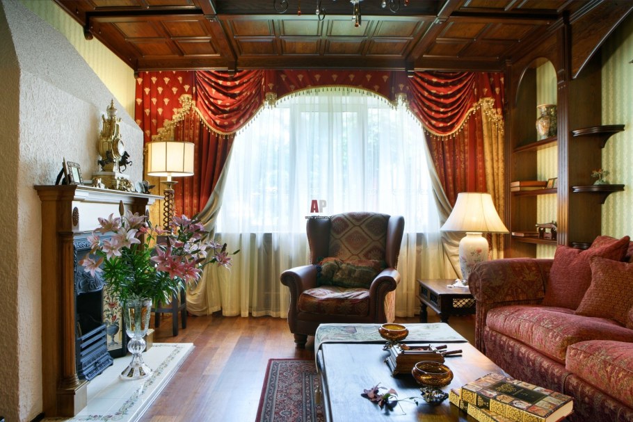 Гостиная в английском стиле