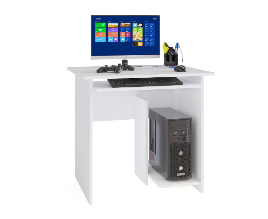 Компьютерный стол Сокол КСТ-21.1 белый